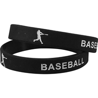 Silicone Baseball Wrist Band