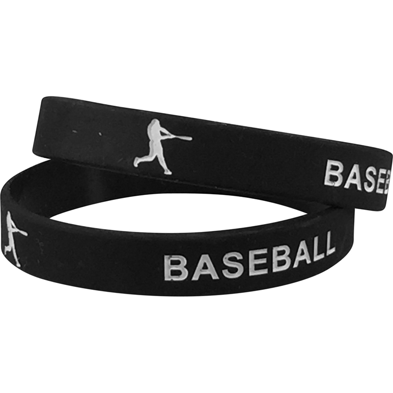 silicone baseball wristbands