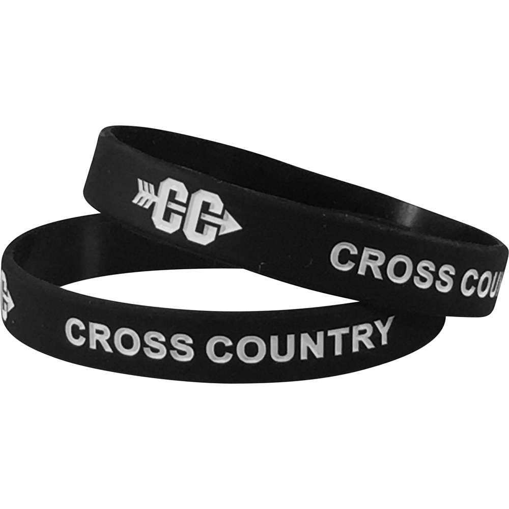 Silicone Cross Country Wrist Band