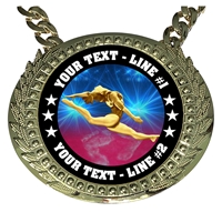 Personalized Gymnastics Champion Champ Chain