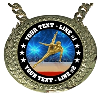 Personalized Gymnastics Champion Champ Chain