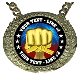 Personalized Martial Arts Champion Champ Chain