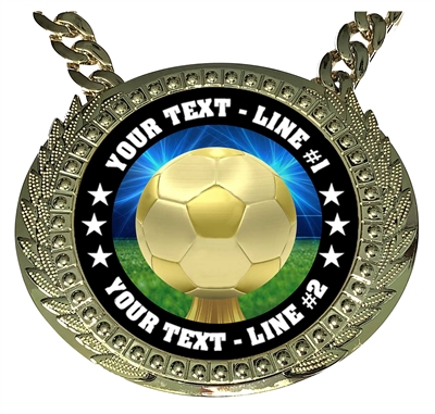 Personalized Soccer Champion Champ Chain