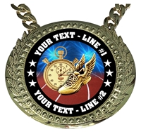 Personalized Track Champion Champ Chain