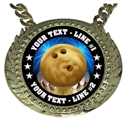 Personalized Bowling Champion Champ Chain
