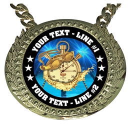 Personalized Swimming Champion Champ Chain