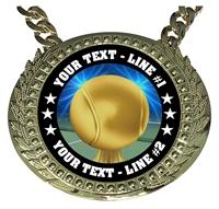 Personalized Tennis Champion Champ Chain