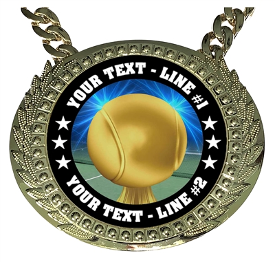 Personalized Tennis Champion Champ Chain