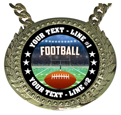 Personalized Football Champion Champ Chain