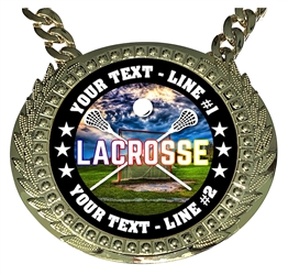 Personalized Lacrosse Champion Champ Chain
