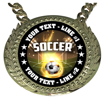 Personalized Soccer Champion Champ Chain