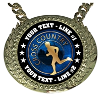 Personalized Cross Country Champion Champ Chain