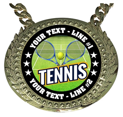 Personalized Tennis Champion Champ Chain