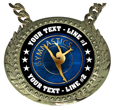 Personalized Gymnastics Champion Champ Chain