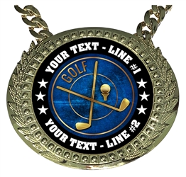 Personalized Golf Champion Champ Chain