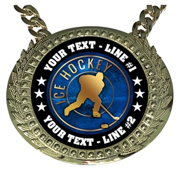Personalized Hockey Champion Champ Chain