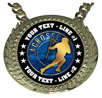 Personalized Lacrosse Champion Champ Chain