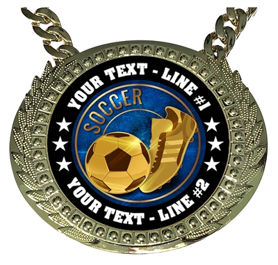 Personalized Soccer Champion Champ Chain