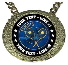 Personalized Tennis Champion Champ Chain