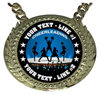 Personalized Cheerleading Champion Champ Chain