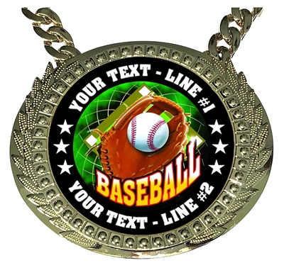Personalized Baseball Champion Champ Chain