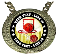 Personalized Basketball Champion Champ Chain