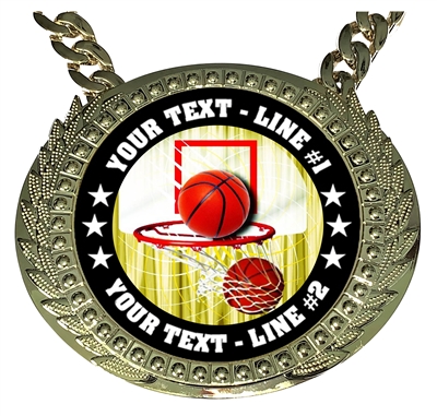 Personalized Basketball Champion Champ Chain