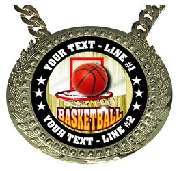 Personalized Basketball Champion Champ Chain