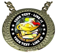 Personalized Perfect Attendance Champion Champ Chain