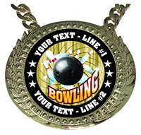 Personalized Bowling Champion Champ Chain