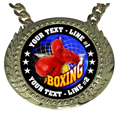 Personalized Boxing Champion Champ Chain