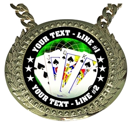 Personalized Poker Holdem Champion Champ Chain
