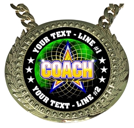 Personalized Coach Champion Champ Chain