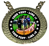 Personalized Male Cross Country Champion Champ Chain