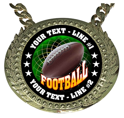 Personalized Football Champion Champ Chain