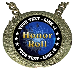 Personalized Honor Roll Champ Chain FCL494