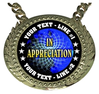 Personalized Appreciation Champion Champ Chain