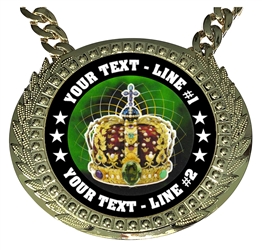 Personalized Prom King Champion Champ Chain