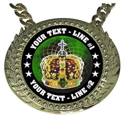 Personalized Prom King Champion Champ Chain