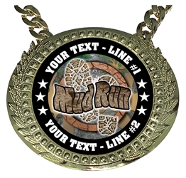 Personalized Mud Run Champion Champ Chain