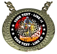 Personalized Motorcross Champion Champ Chain