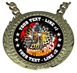 Personalized Motorcross Champion Champ Chain