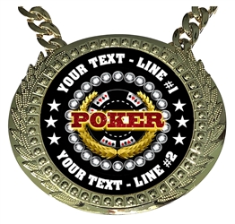 Personalized Poker Champion Champ Chain