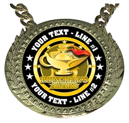 Personalized Principal Award Champion Champ Chain