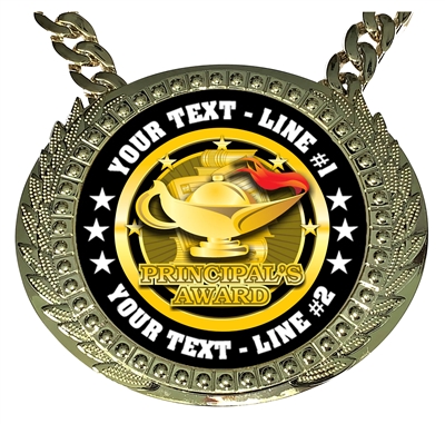 Personalized Principal Award Champion Champ Chain