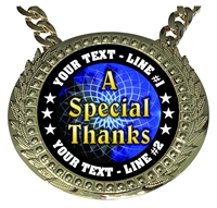 Personalized Special Thanks Champion Champ Chain