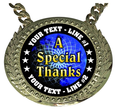 Personalized Special Thanks Champion Champ Chain