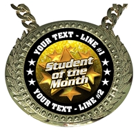 Personalized Student of the Month Champion Champ Chain