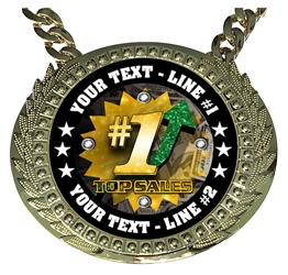 Personalized Top Sales Champion Champ Chain