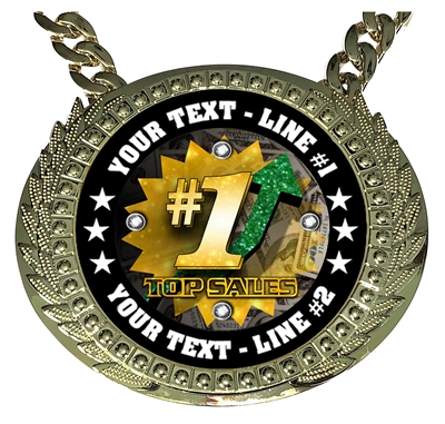 Personalized Top Sales Champion Champ Chain